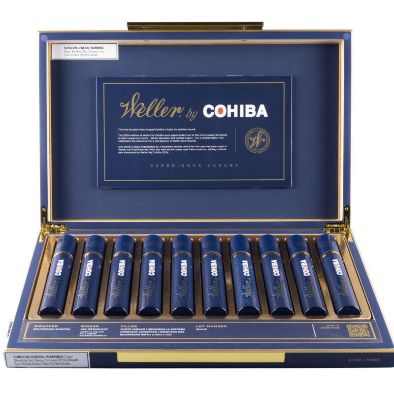 Weller by Cohiba Toro Tubo 2024 6" * 50
